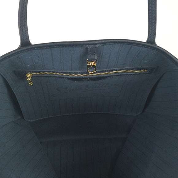 Louis Vuitton Idile Neverfull MM Ankle Navy Tote Bag - Picture 5 of 5